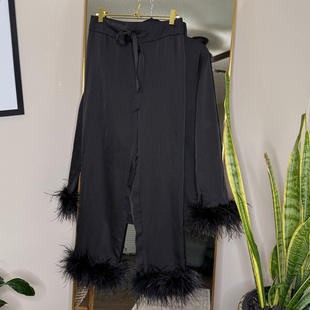 Nadine Merabi Darcie black pajamas NWOT - Picture 8 of 8